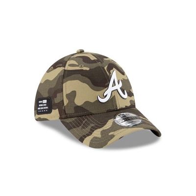 Sapca New Era Atlanta Braves MLB Armed Forces Weekend 39THIRTY Stretch Fit - Verzi